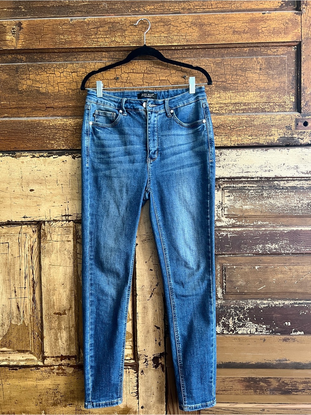 Judy Blue Classic Medium Blue Skinny Jeans